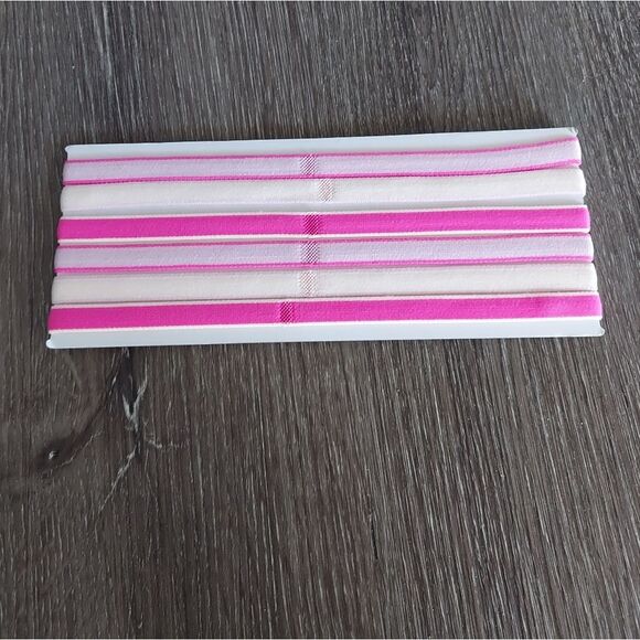 Under Armour UA 6-Pack Athletic Non-Slip Headbands - Pink, Cream - NEW - Picture 2 of 3